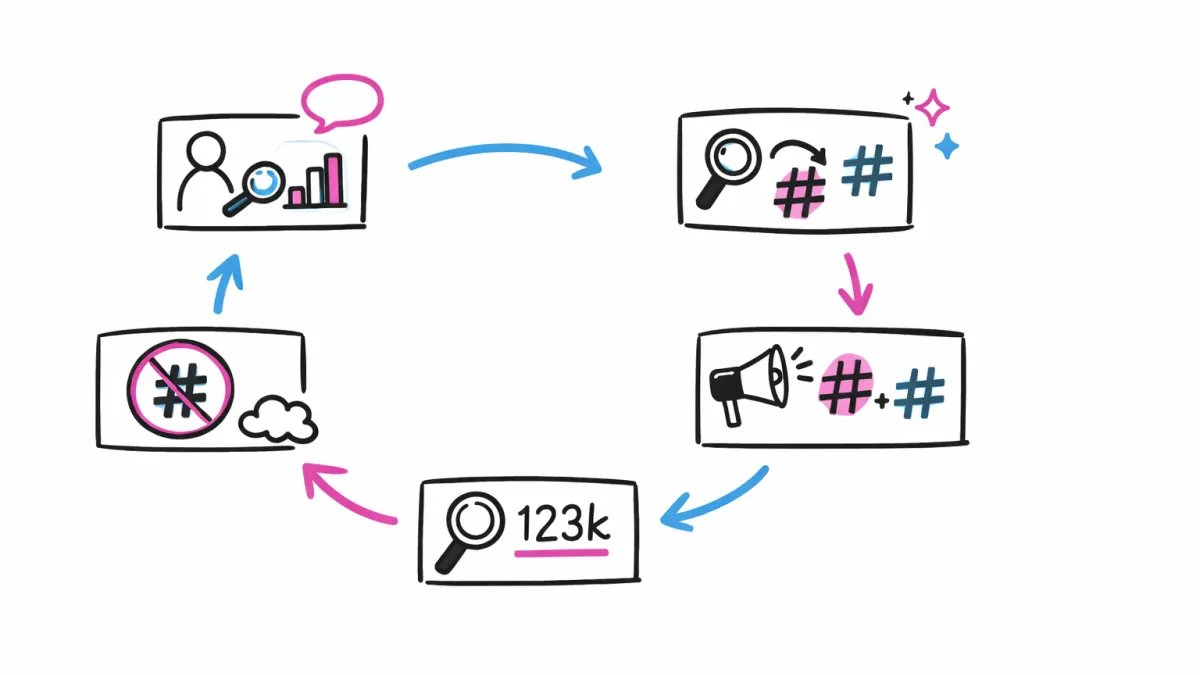 Practical steps to select suitable hashtags that increase visibility and engagement